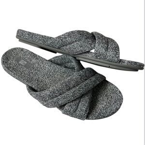 The grey FitFlop‎ Gracie merino wool cross-strap sandals